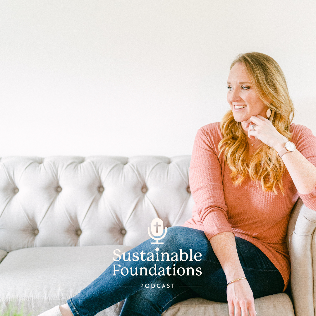 Ashleigh Foy sharing how to manage motherhood and business without burnout for Christian moms and women entrepreneurs seeking sustainable rhythms